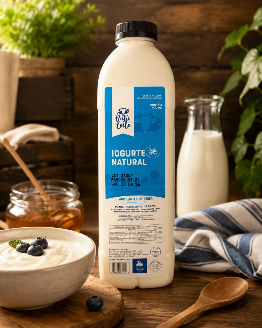 Iogurte Natural Zero Açúcar